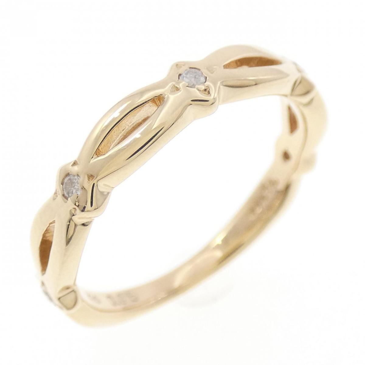 アガット ダイヤモンド リング 0.05CT【中古】