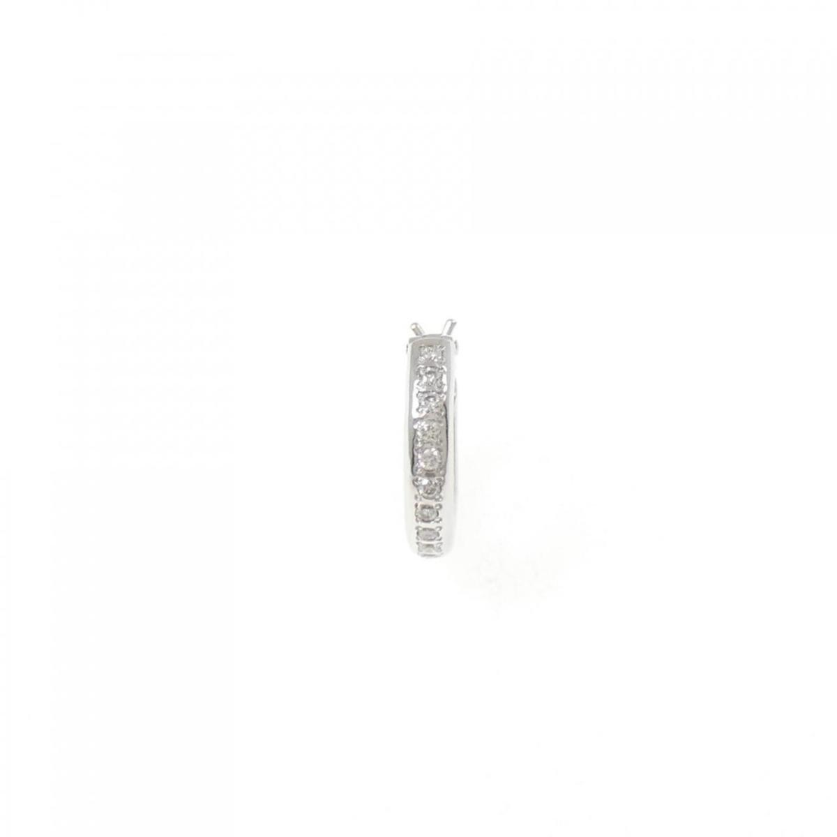 K18WG ダイヤモンド ピアス 片耳【中古】｜KOMEHYO ONLINESTORE 店