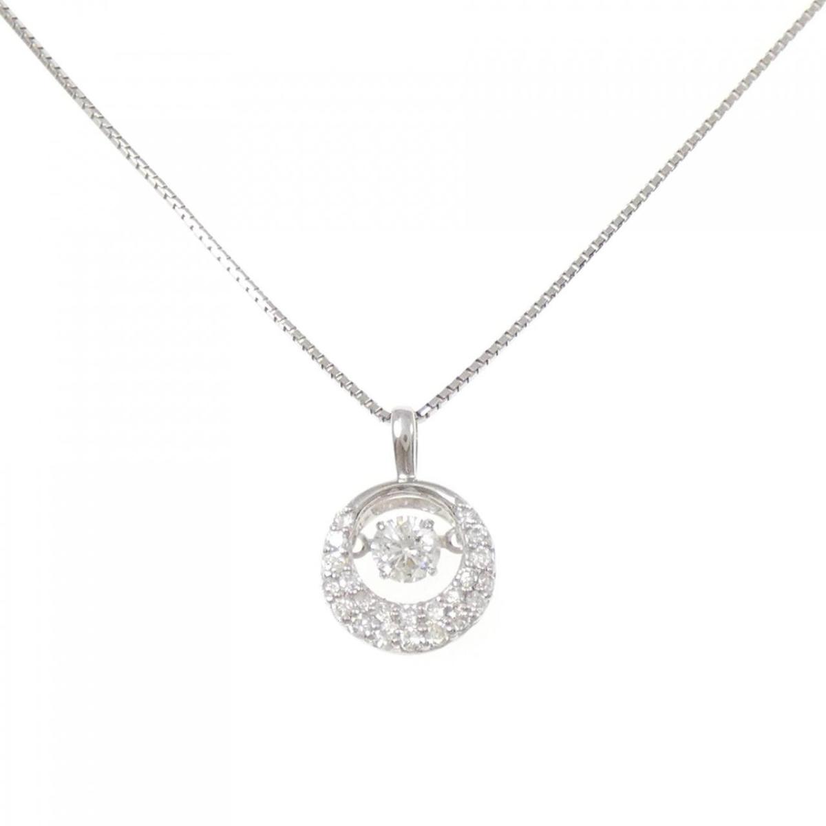 K18WG ダイヤモンド ネックレス 0.19CT【中古】|KOMEHYO ONLINESTORE 店