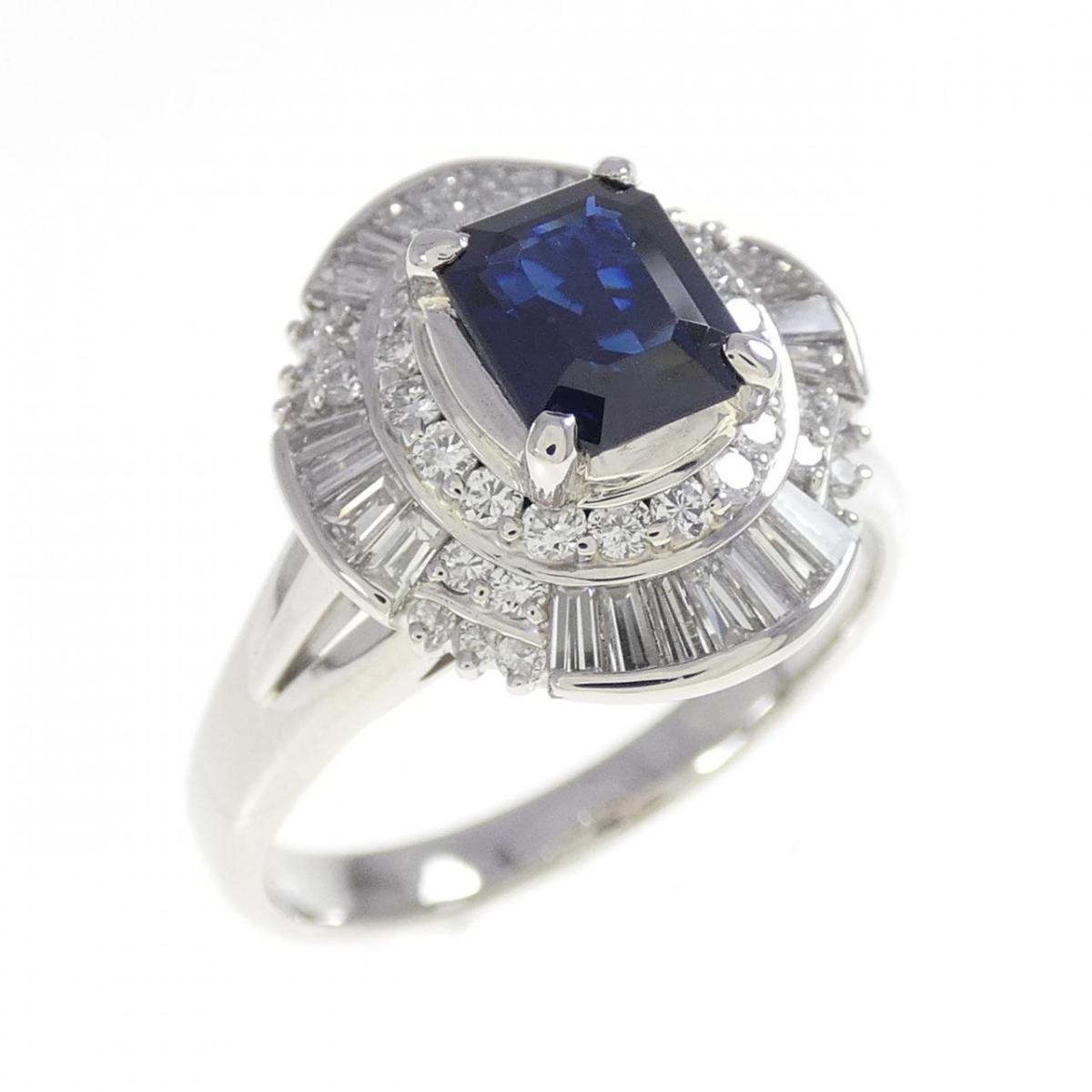 PT900 サファイヤ リング 1.06CT【中古】