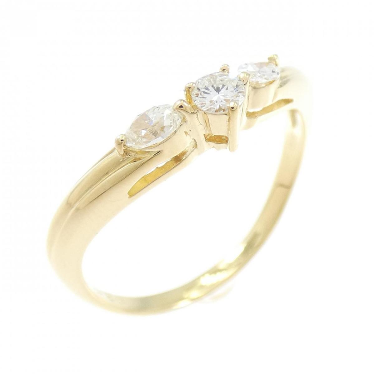 K18YG ダイヤモンド リング 0.30CT【中古】
