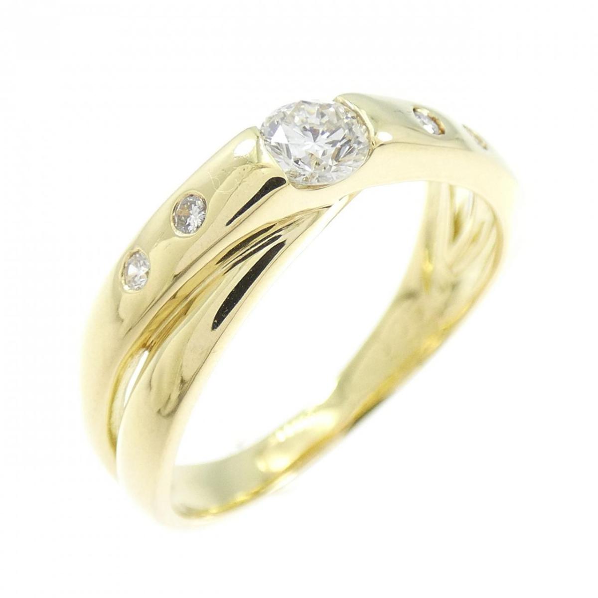 K18YG ダイヤモンド リング 0.22CT【中古】｜KOMEHYO ONLINESTORE 店 115,300円