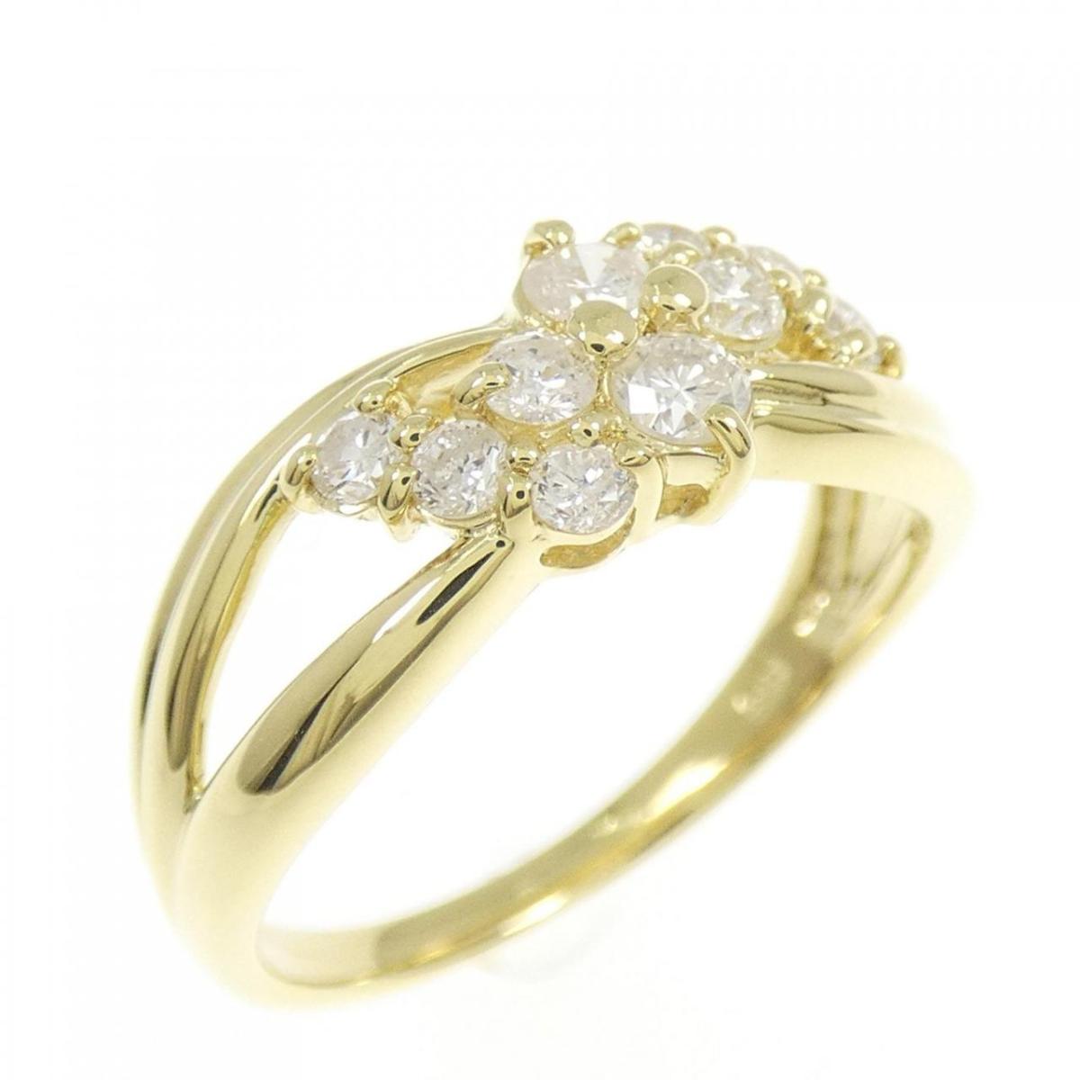 K18YG ダイヤモンド リング 0.50CT【中古】