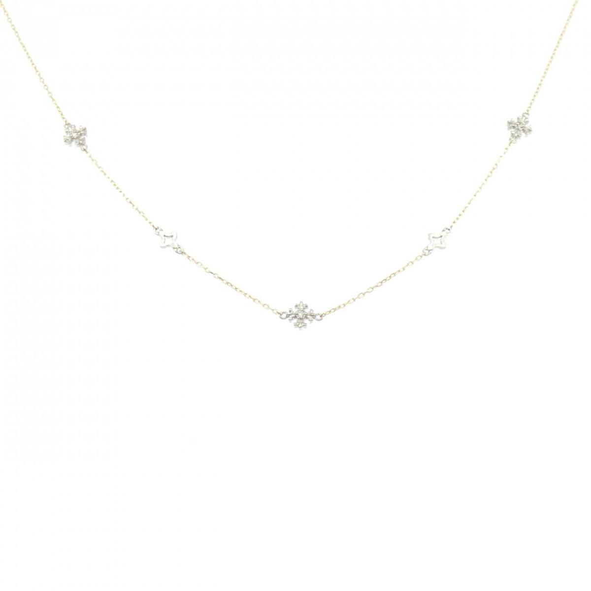 アガット ダイヤモンド ネックレス 0.02CT【中古】