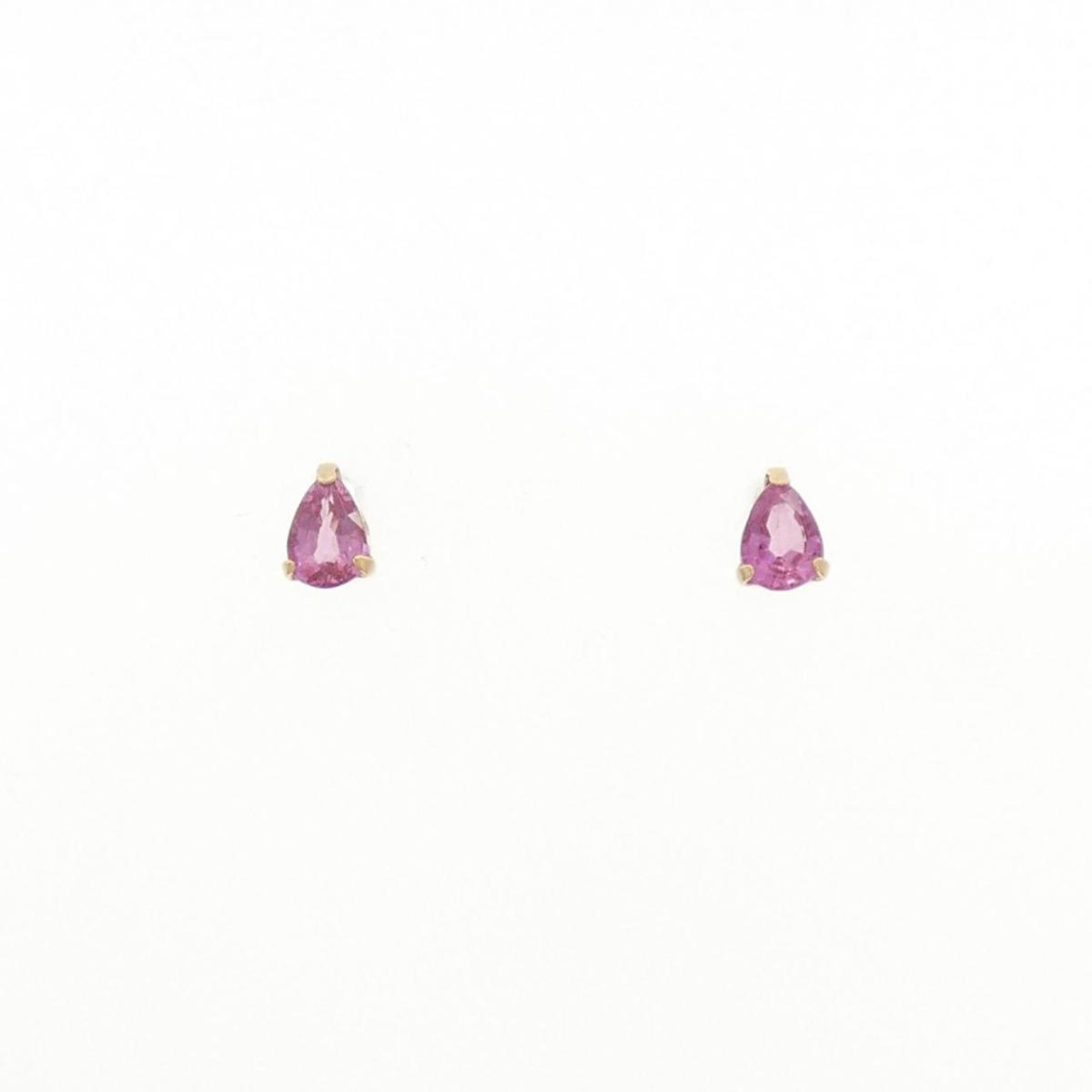 【新品】K18YG ルビー ピアス 0.26CT【新品】