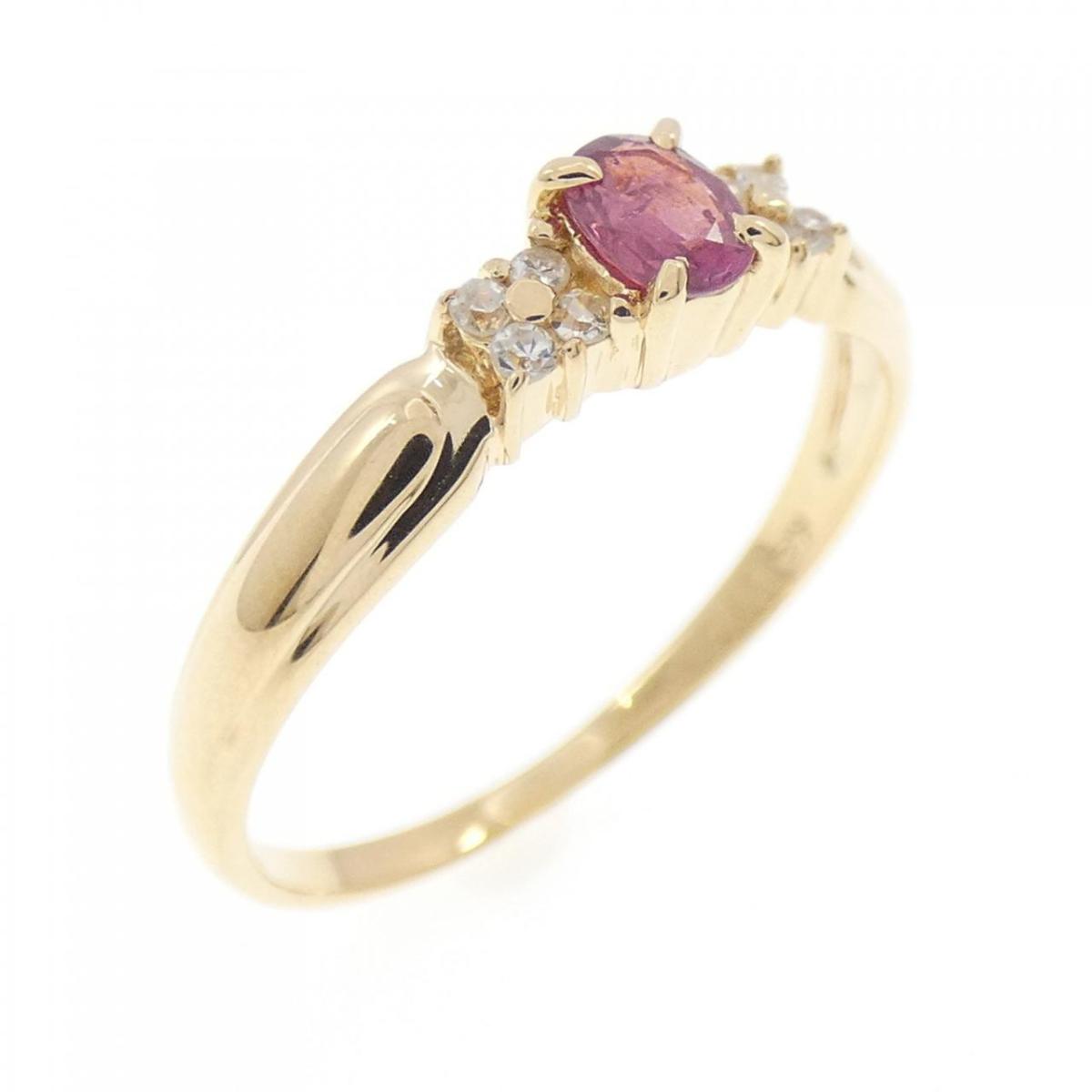 K18YG ルビー リング 0.19CT【中古】｜KOMEHYO ONLINESTORE 店