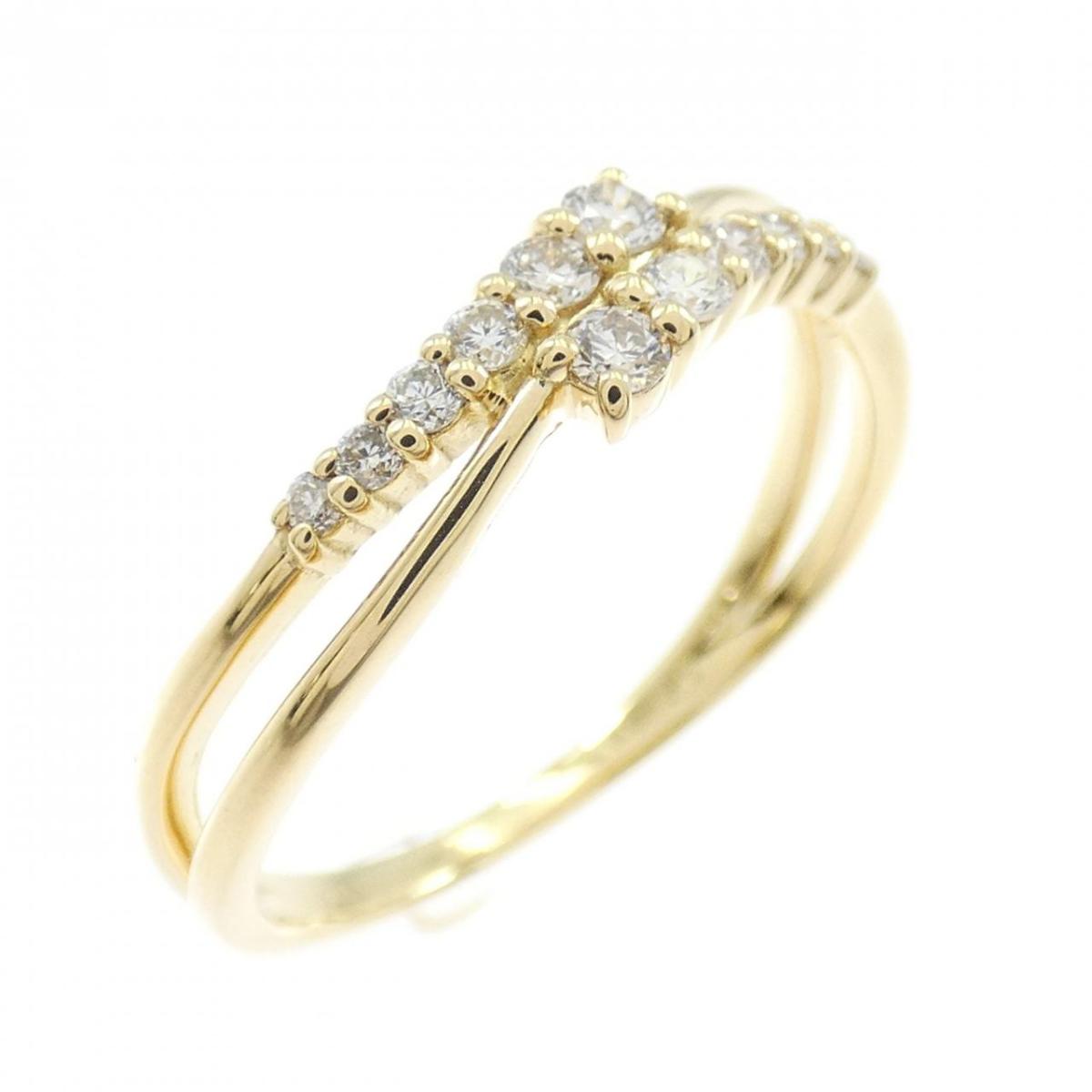 K18YG ダイヤモンド リング 0.20CT【中古】 55,330円