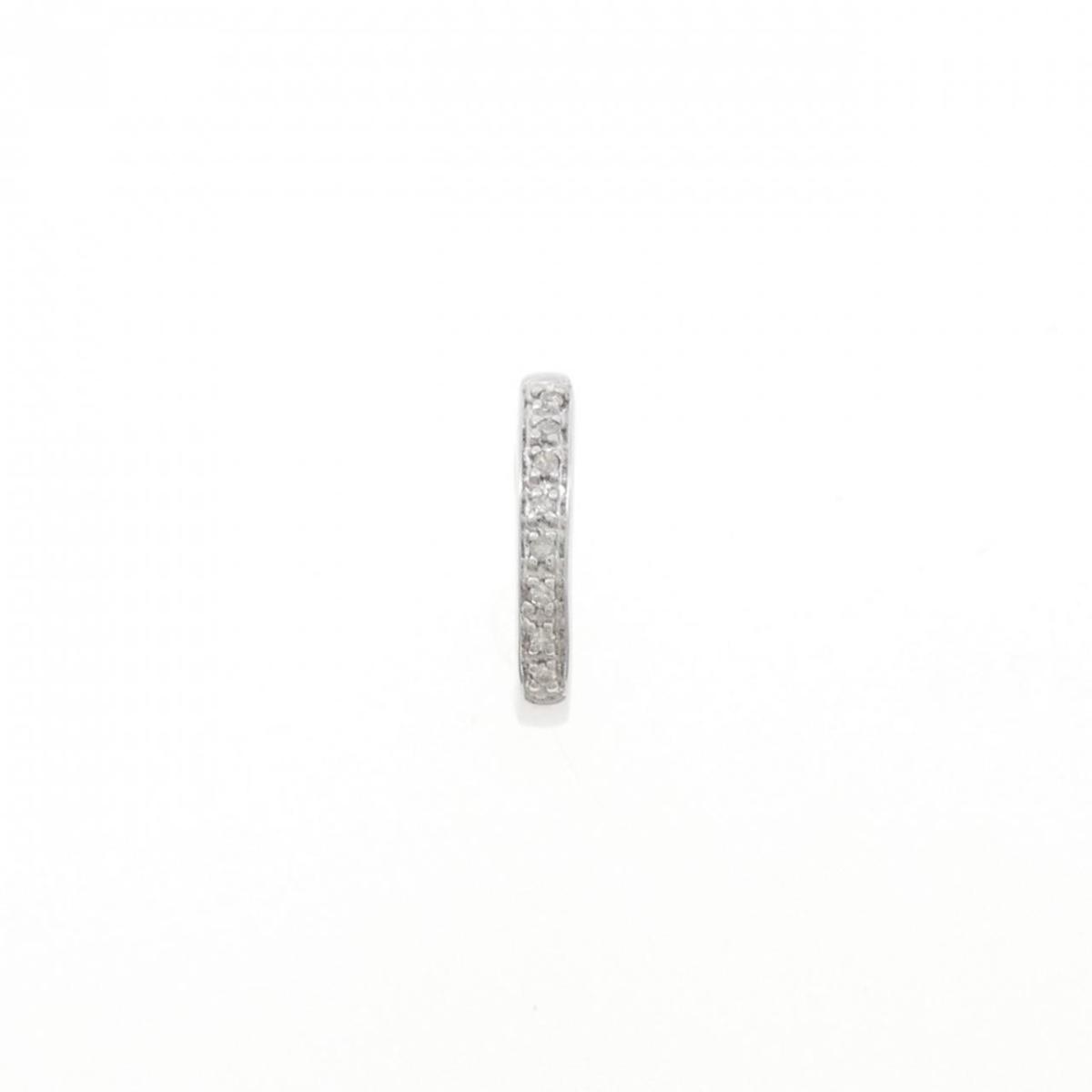 10KWG ダイヤモンド ピアス 片耳【中古】