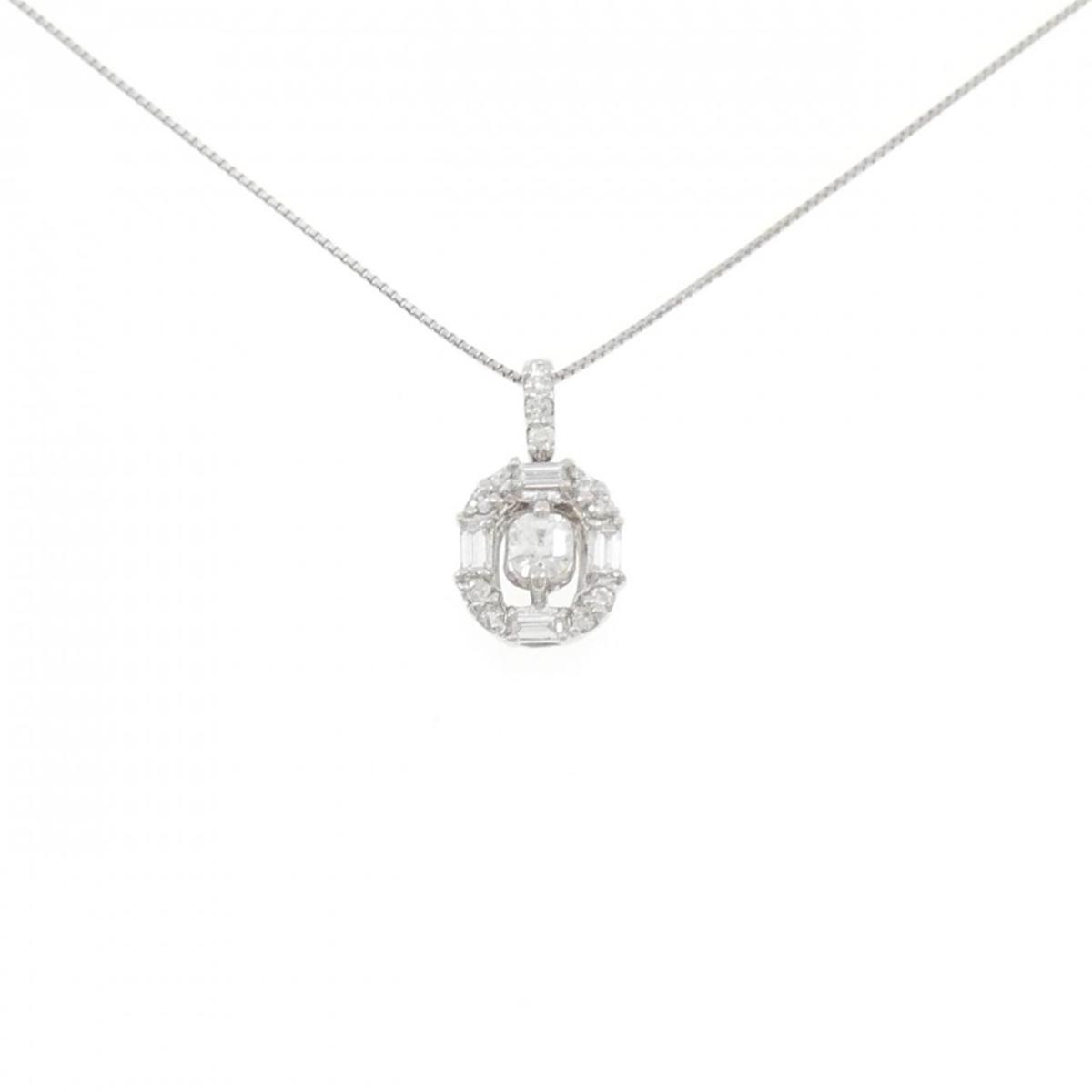 PT900/PT850 ダイヤモンド ネックレス 0.167CT【中古】｜KOMEHYO ONLINESTORE 店