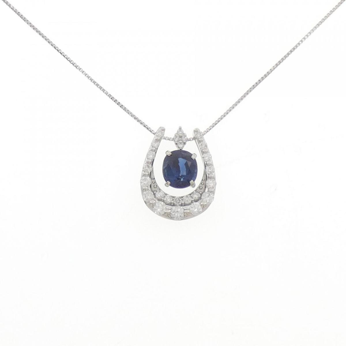 PT900/PT850 2WAY サファイヤ ネックレス 1.16CT【中古】｜KOMEHYO ONLINESTORE 店