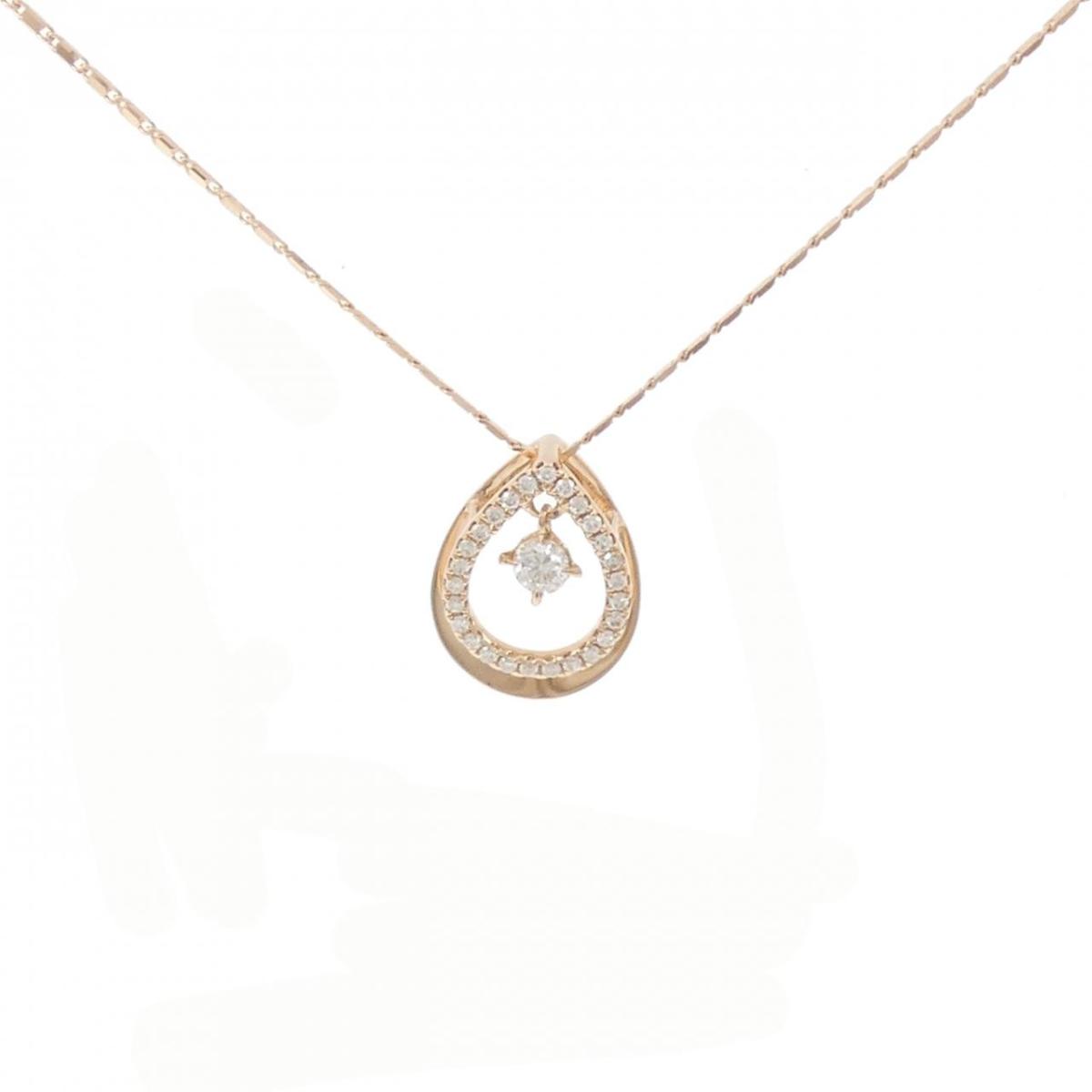 750PG ダイヤモンド ネックレス 0.08CT【中古】|KOMEHYO ONLINESTORE 店