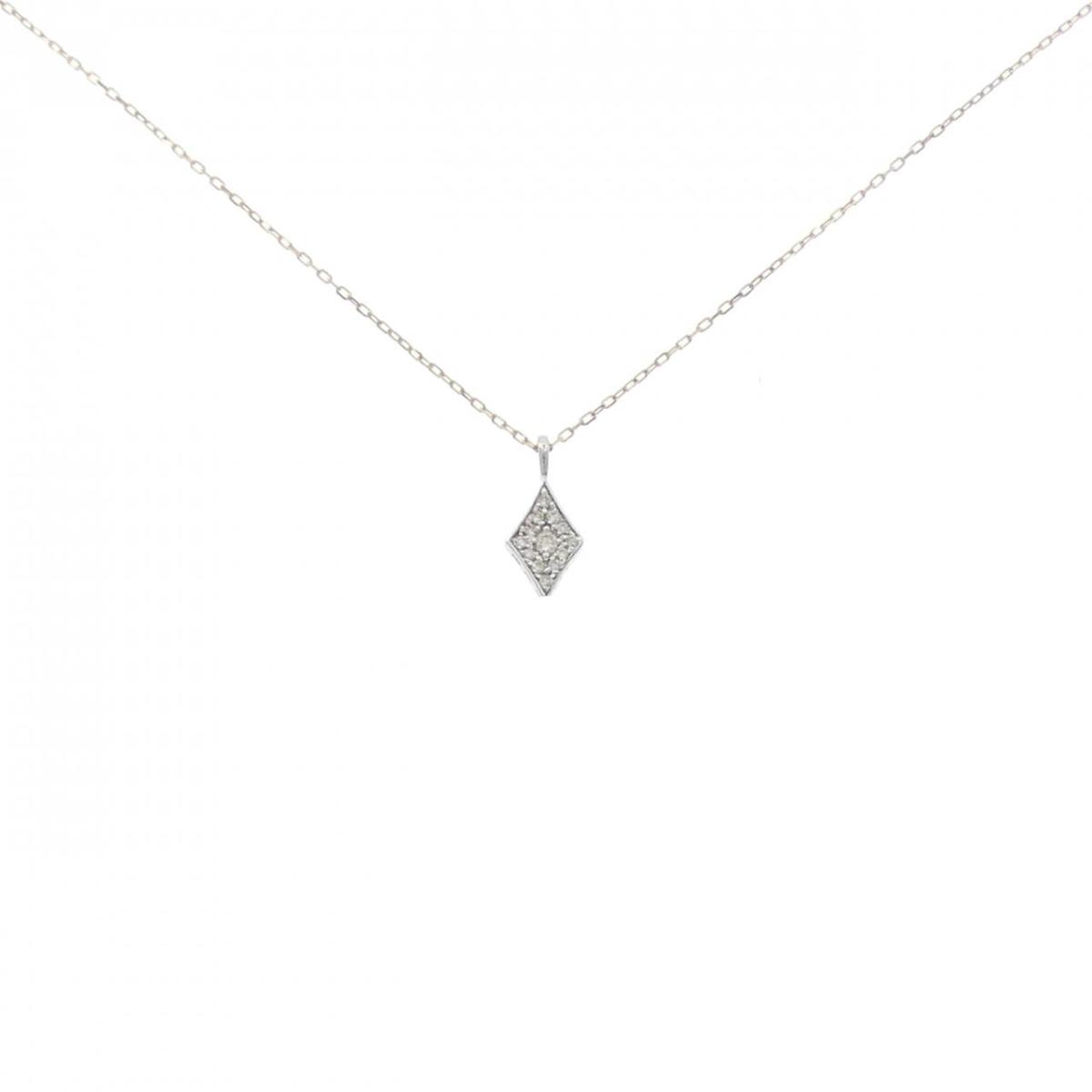 K10WG/K10YG ダイヤモンド ネックレス 0.08CT【中古】 18,688円