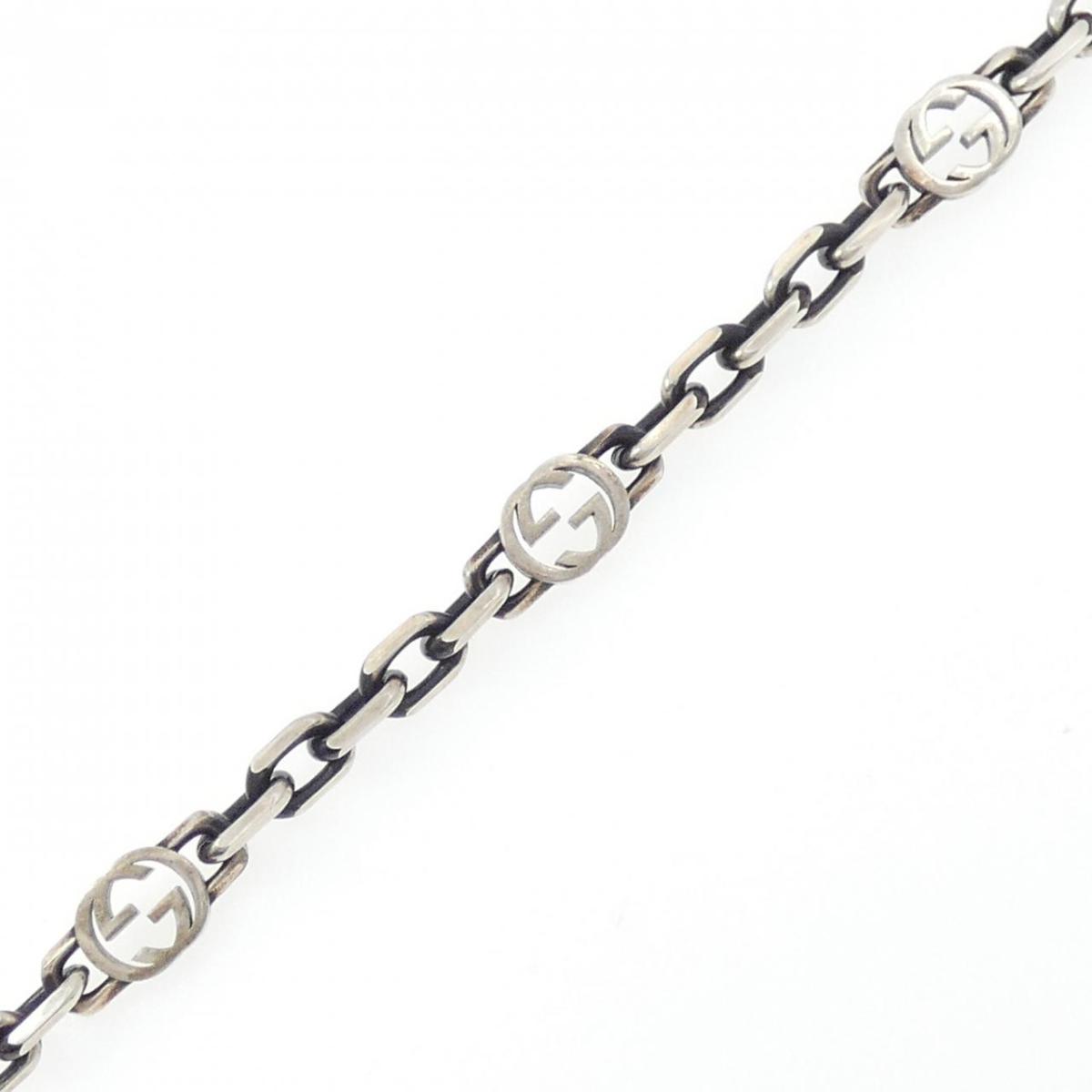 楽天市場】グッチ インフィニティ ブレスレット シルバー レディース