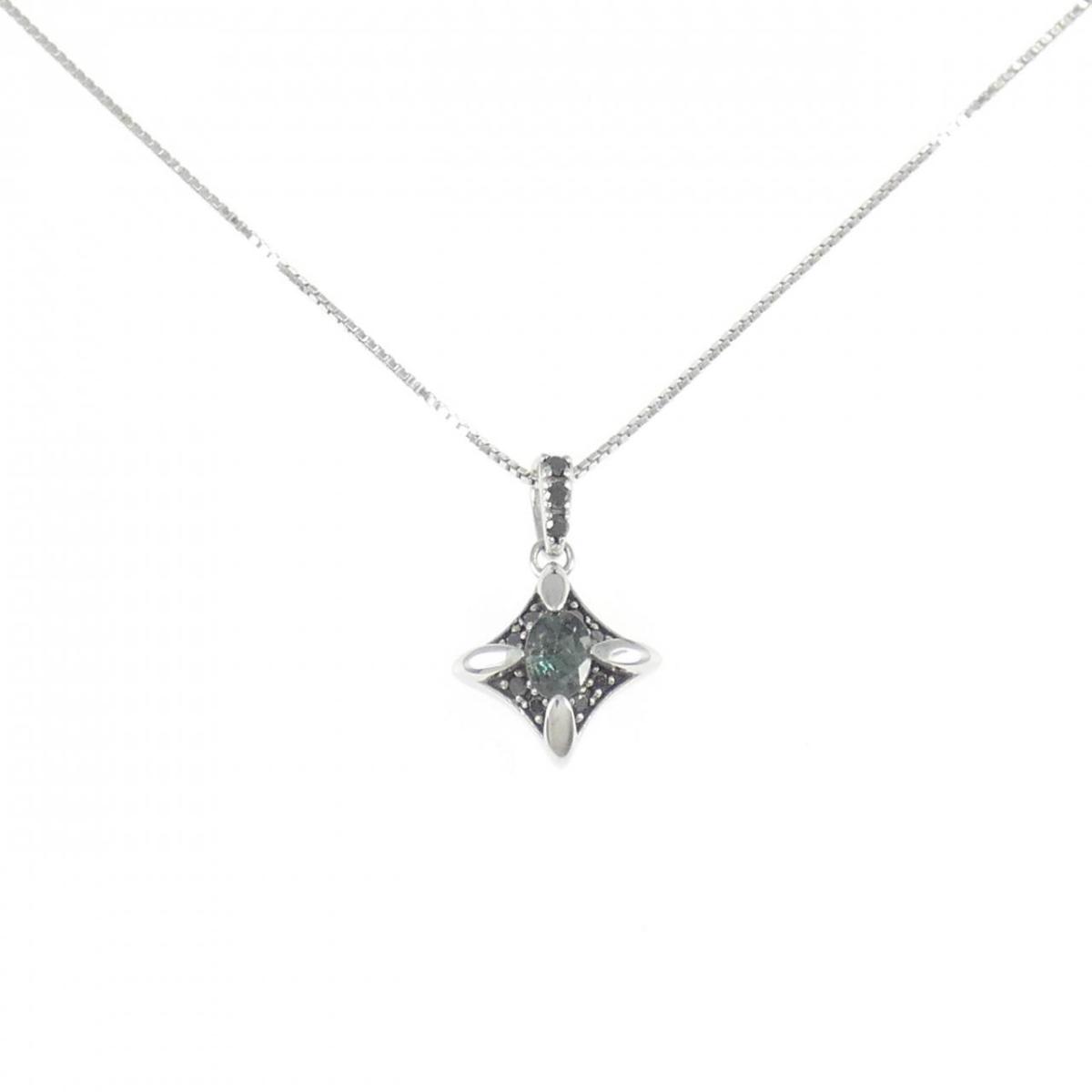 K10WG アレキサンドライト ネックレス 0.241CT【中古】 45,360円