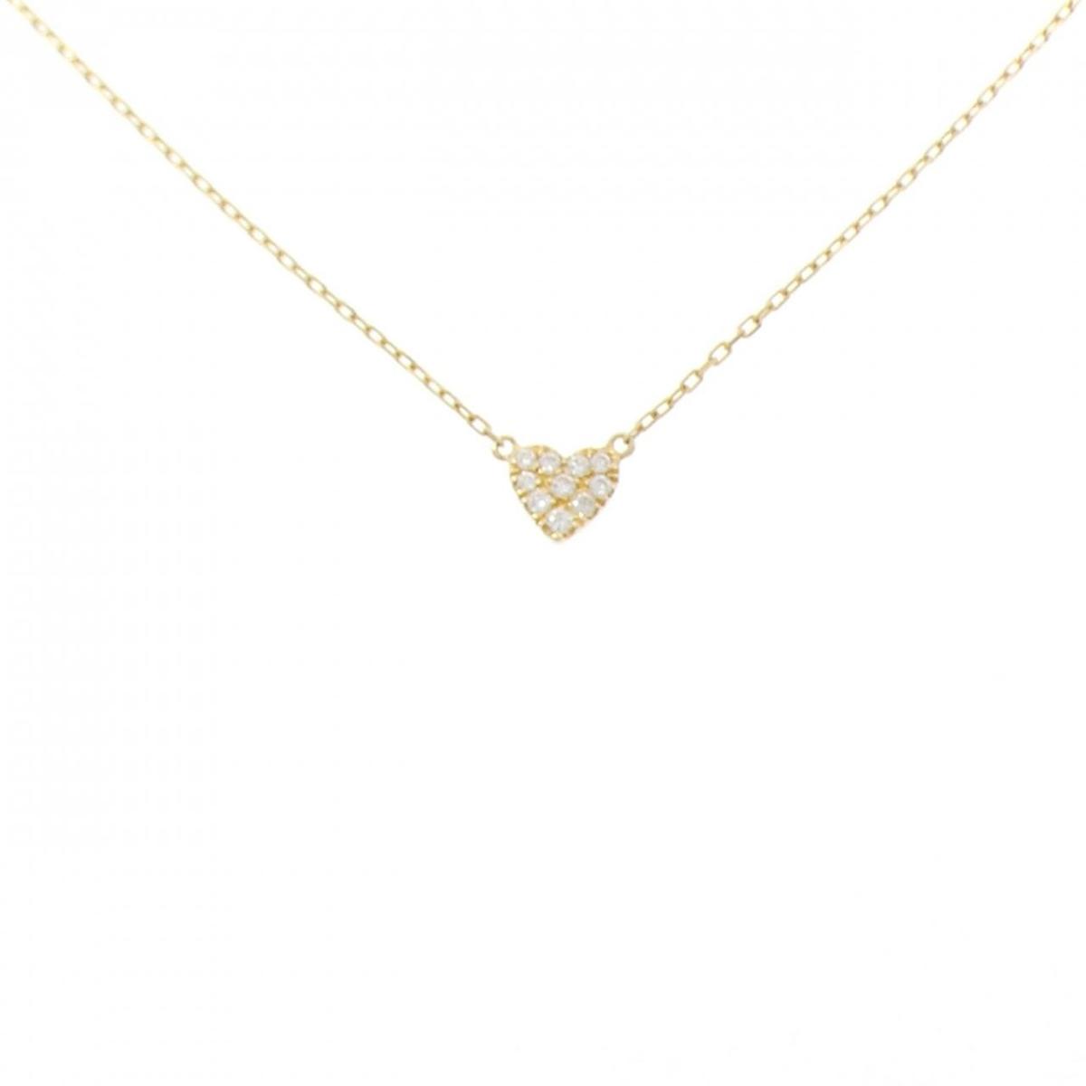 アーカー ハートパヴェ ネックレス 0.05CT【中古】