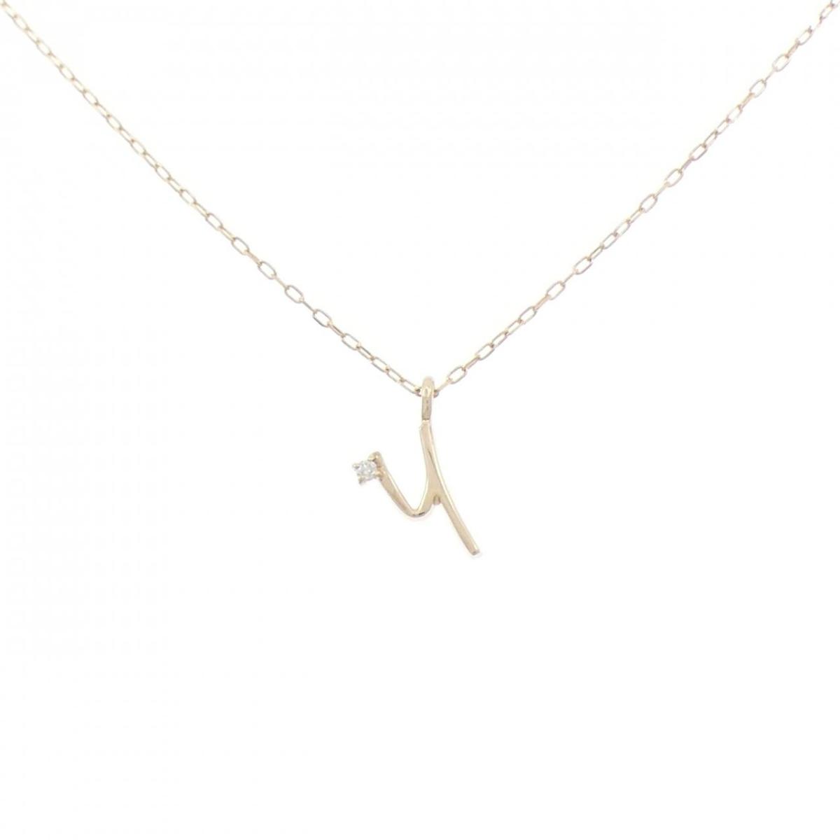 4゜C ダイヤモンド ネックレス【中古】