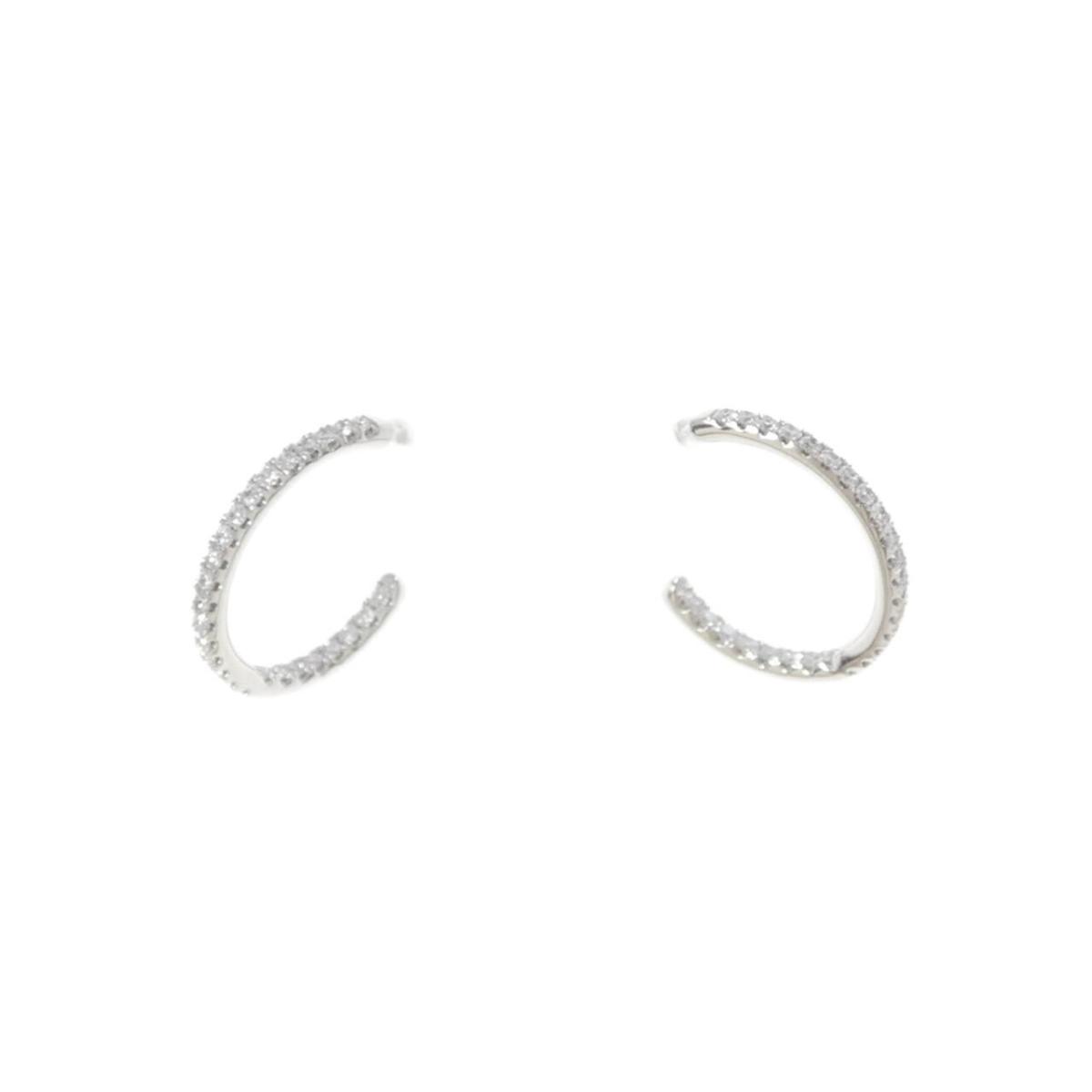 楽天市場】デビアス ピアス レディース ダイヤモンド フープ ピアス