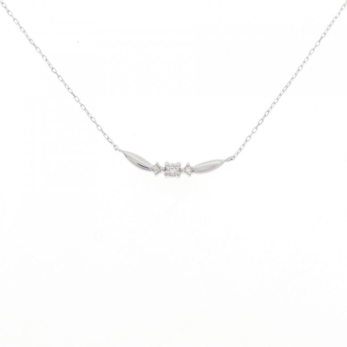 K10WG ダイヤモンド ネックレス 0.06CT【中古】｜KOMEHYO ONLINESTORE 店