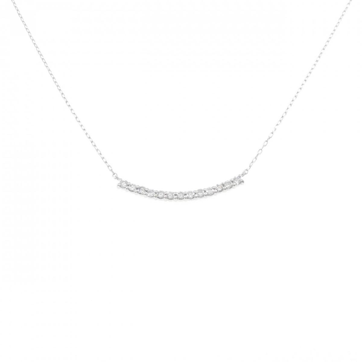 K18WG ダイヤモンド ネックレス 0.53CT【中古】｜KOMEHYO ONLINESTORE 店