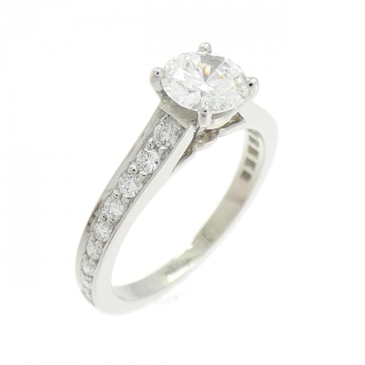 カルティエ 1895 ソリテール リング 0.58CT H VS1【中古】