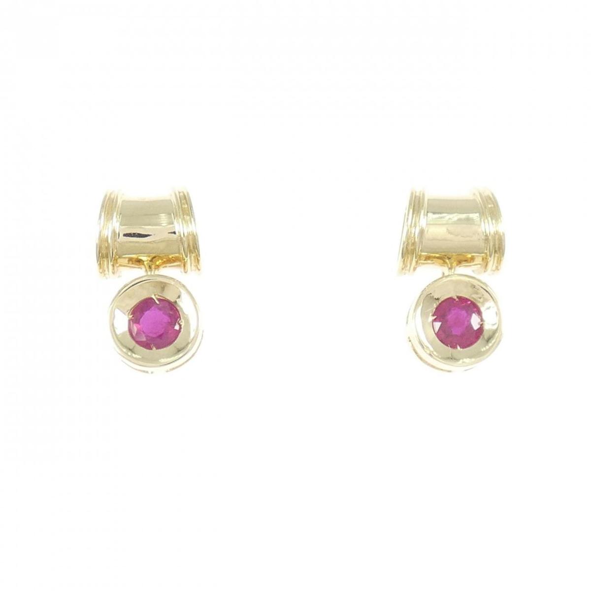 14KYG ルビー ピアス【中古】|KOMEHYO ONLINESTORE 店