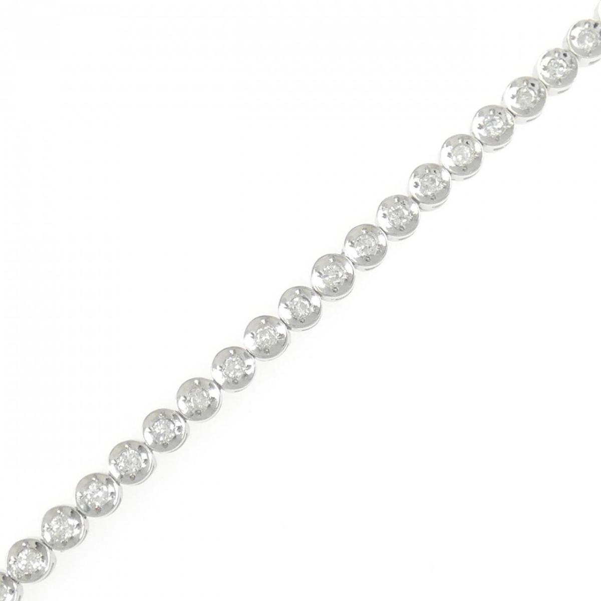 PT850 ダイヤモンド ブレスレット 1.00CT【中古】