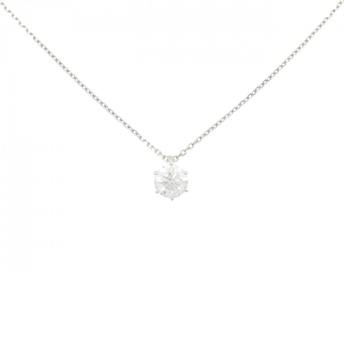 PT900/PT850 ダイヤモンド ネックレス 0.515CT H SI2 EXT【中古】