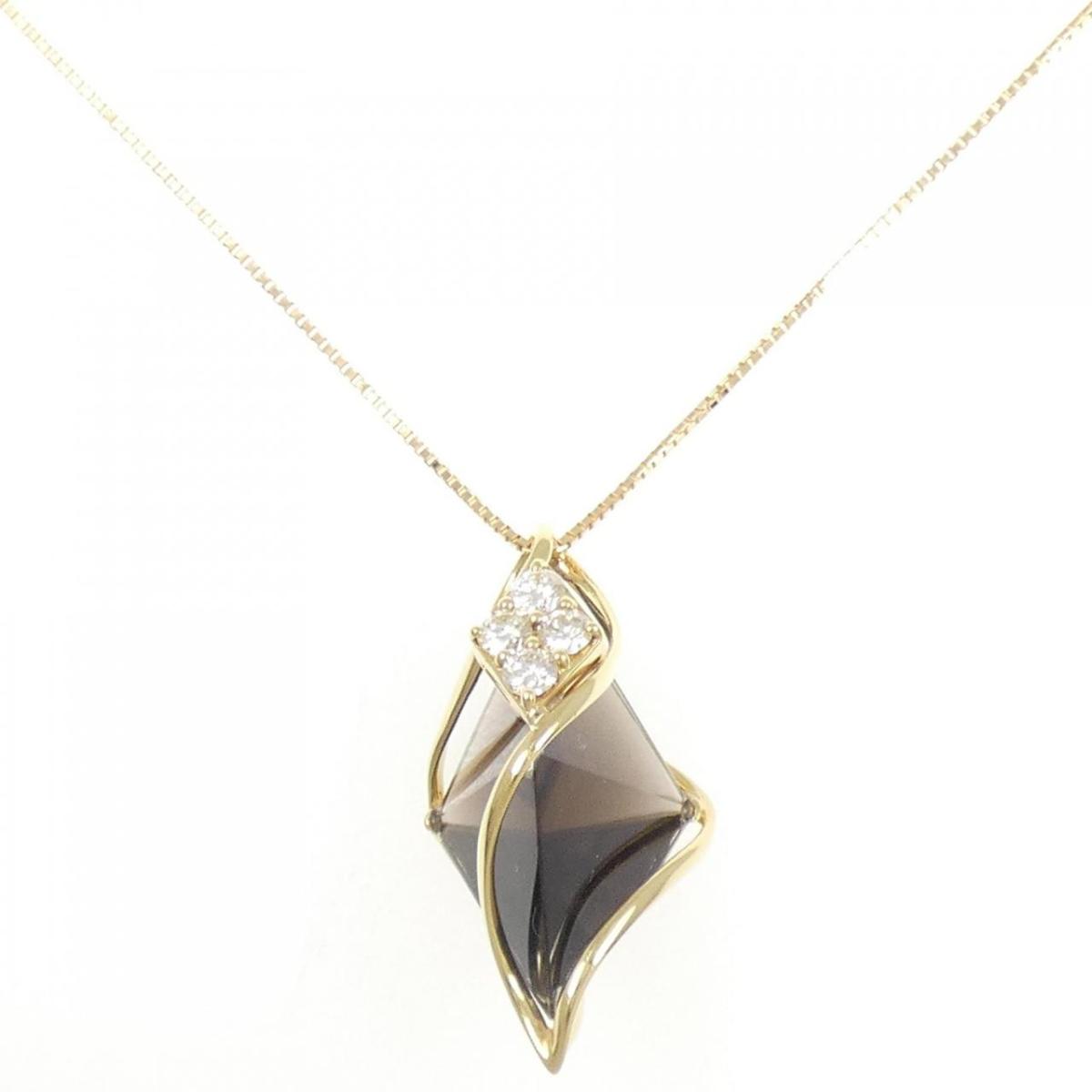 ジュネ スモーキークオーツ ネックレス【中古】