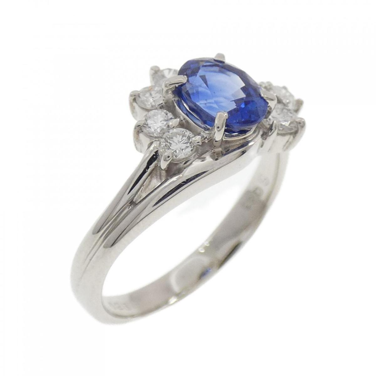 PT900 サファイヤ リング 0.83CT【中古】