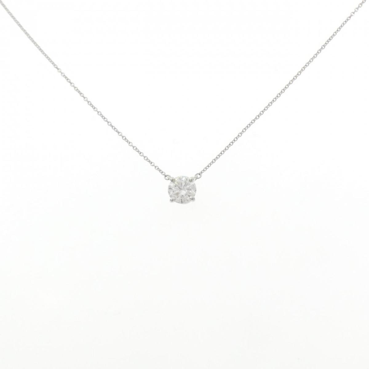 ティファニー ソリティア ネックレス 1.13CT F VVS1 3EXT【中古】