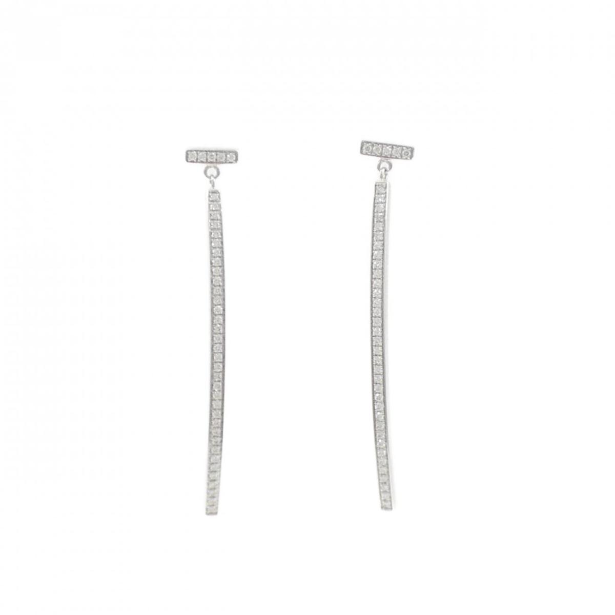 楽天市場】ティファニー Tiffany & Co. ピアス T バー ワイヤー K18YG