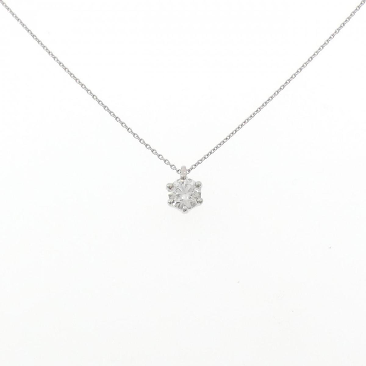 【リメイク】PT900/PT850 ダイヤモンド ネックレス 0.714CT F VS2 EXT【中古】｜KOMEHYO ONLINESTORE 店