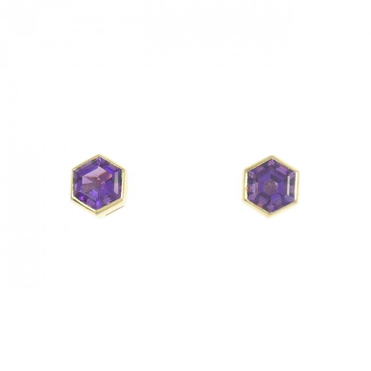 K18YG アメジスト ピアス【中古】|KOMEHYO ONLINESTORE 店