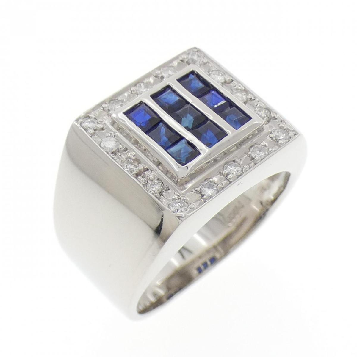 PT900 サファイア リング 0.90CT【中古】