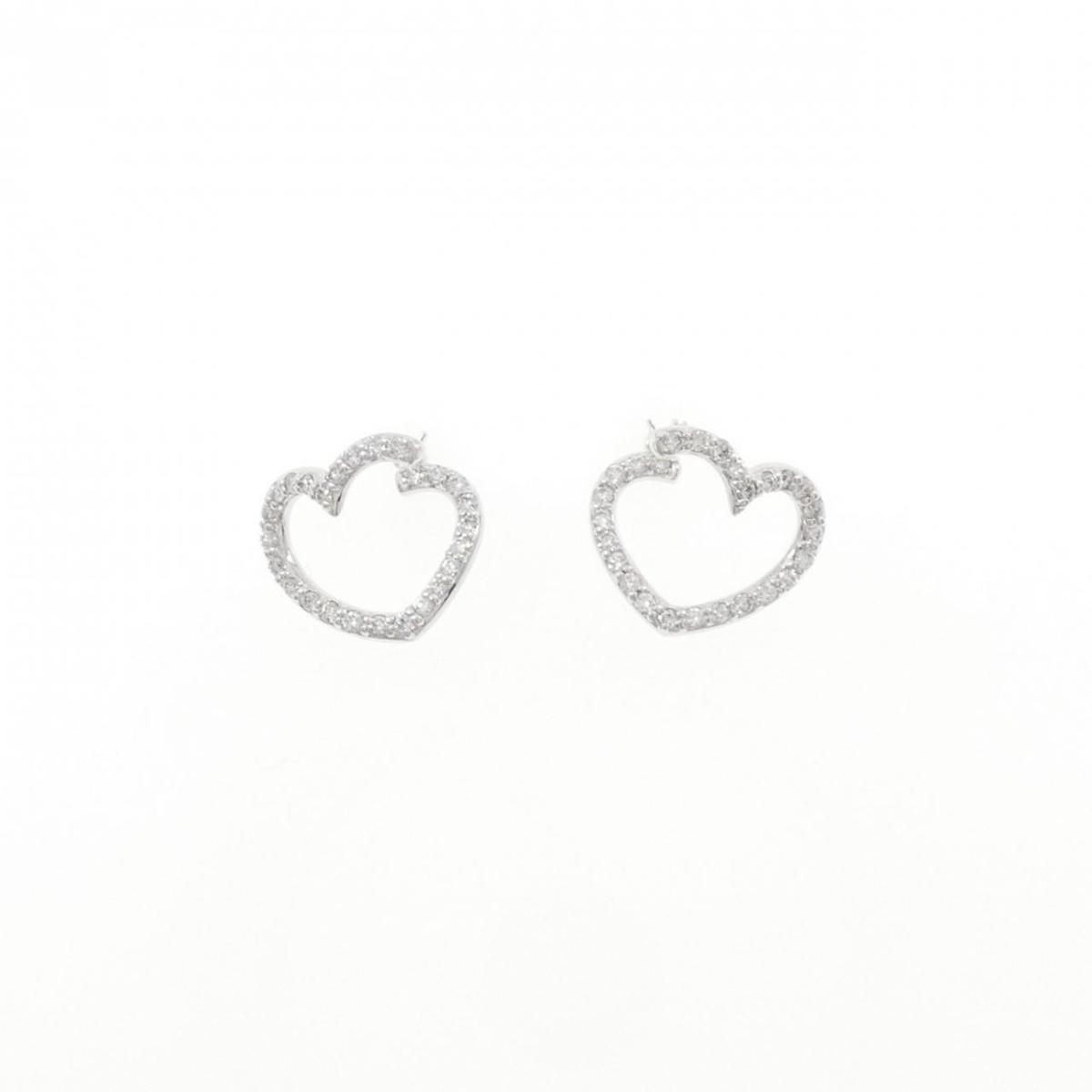 ポンテヴェキオ ダイヤモンド ピアス 0.46CT【中古】