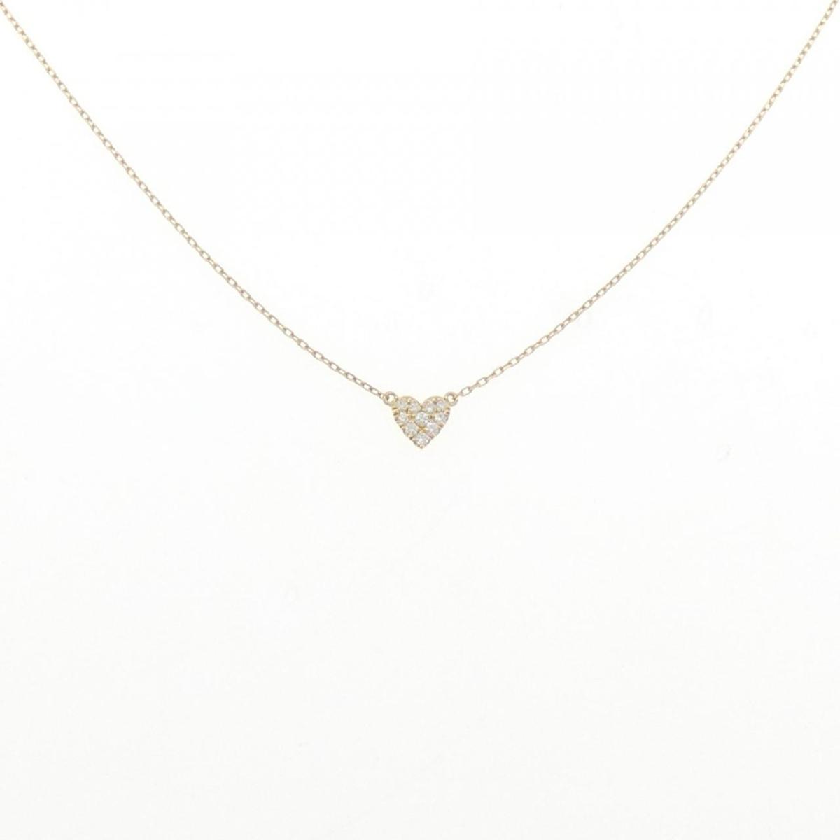 アーカー ハートパヴェ ネックレス 0.05CT【中古】