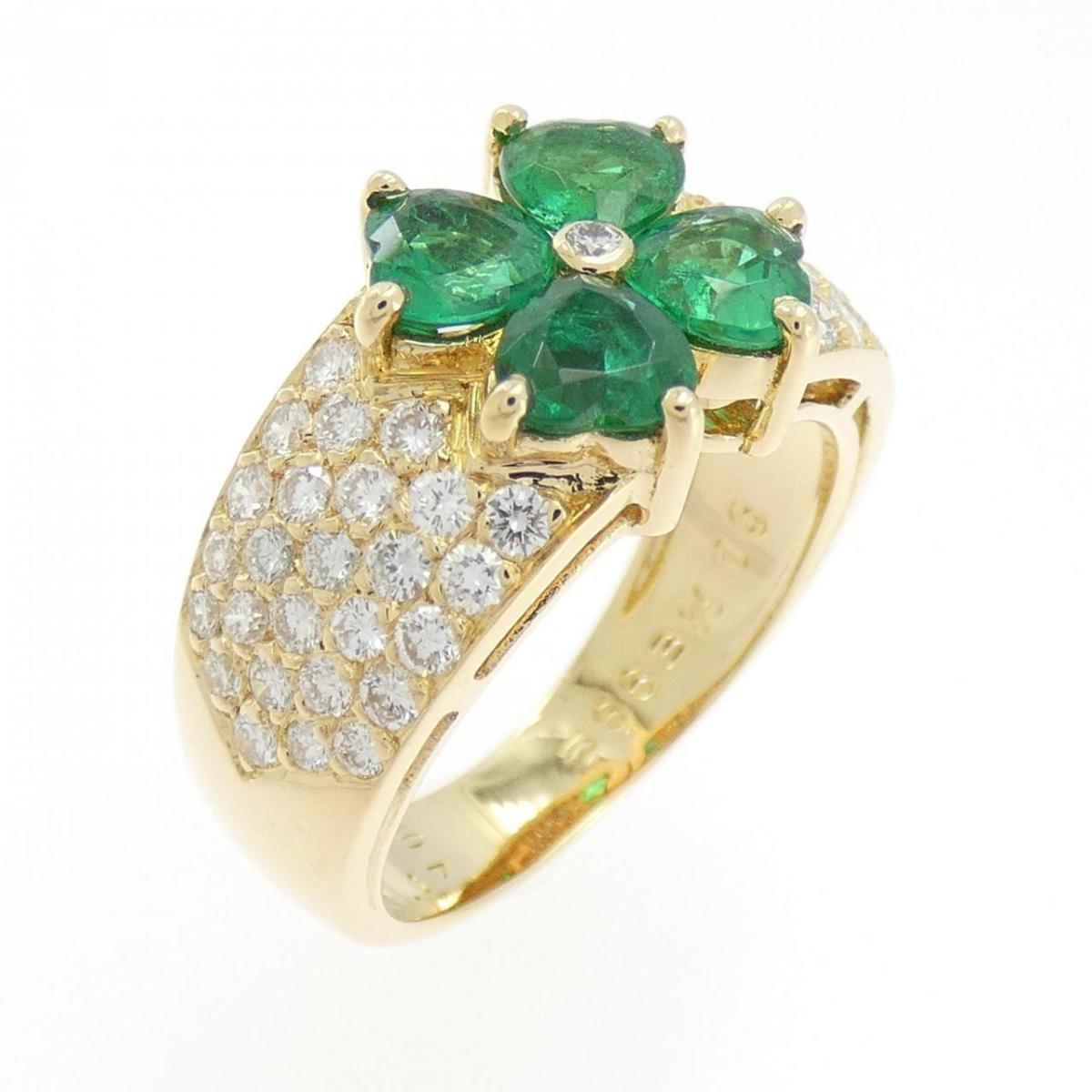 【ヴィンテージ】ヴァンクリーフ&アーペル エメラルド リング 1.17CT【中古】