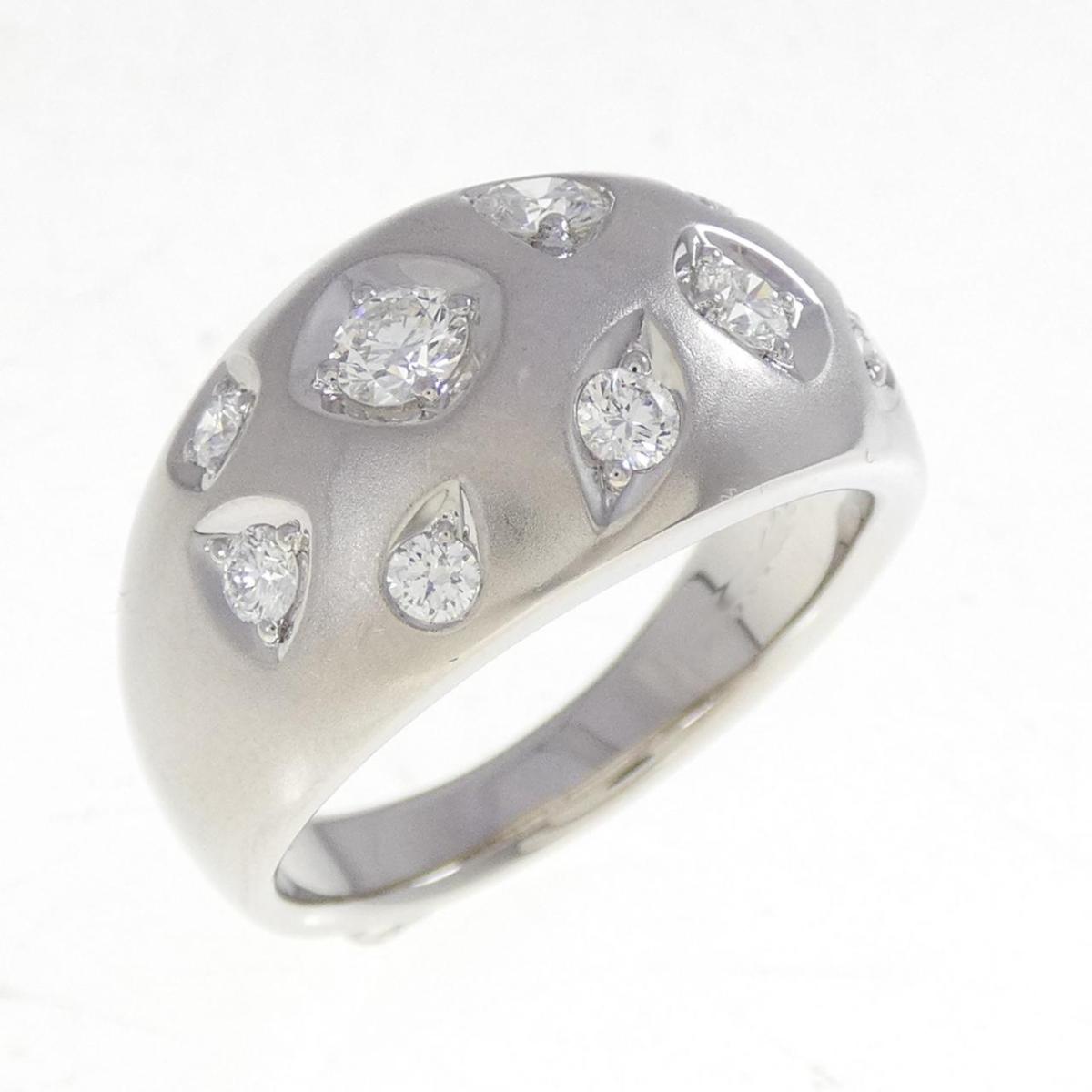 ロイヤル アッシャー ダイヤモンド リング 0.70CT【中古】