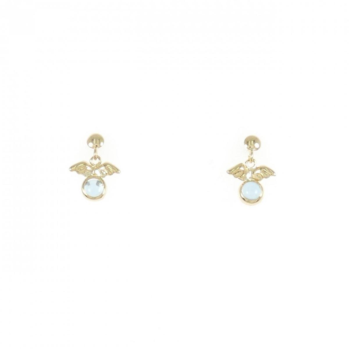 K18YG ブルートパーズ ピアス【中古】｜KOMEHYO ONLINESTORE 店 13,950円