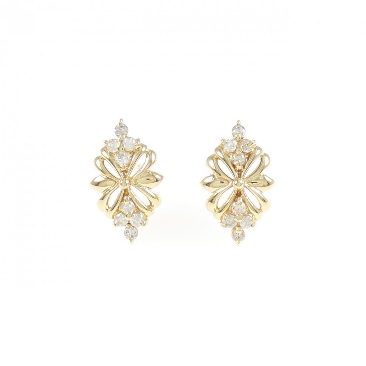 K18YG ダイヤモンド ピアス 0.22CT【中古】|KOMEHYO ONLINESTORE 店
