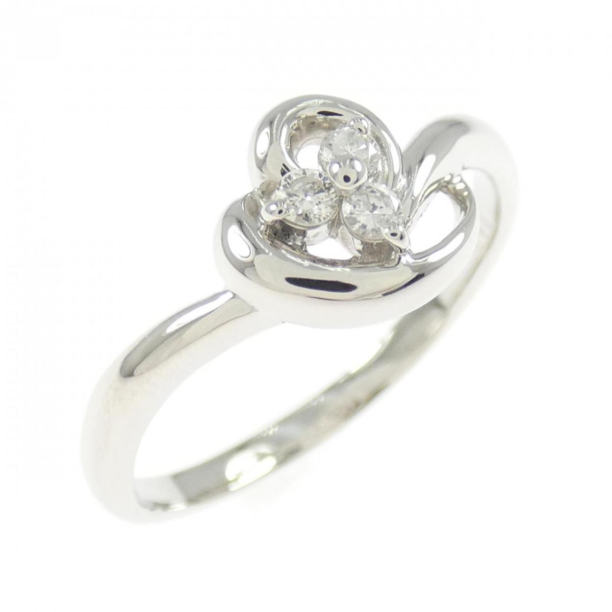 PT900 ダイヤモンド リング 0.10CT【中古】
