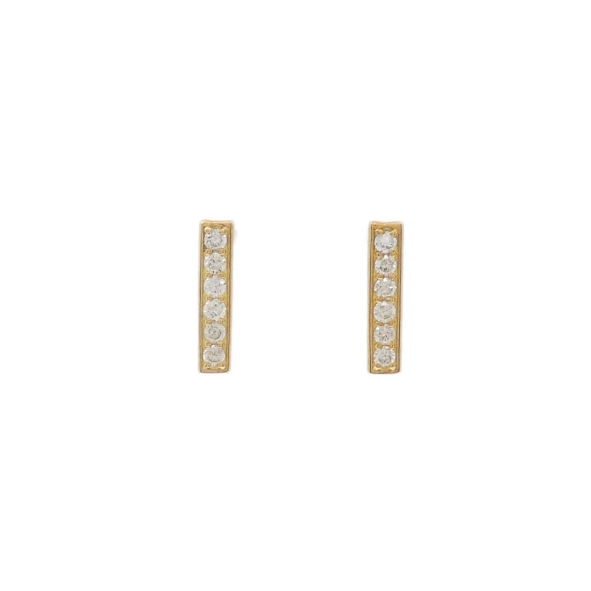 【新品】K18YG ダイヤモンド ピアス 0.30CT【新品】