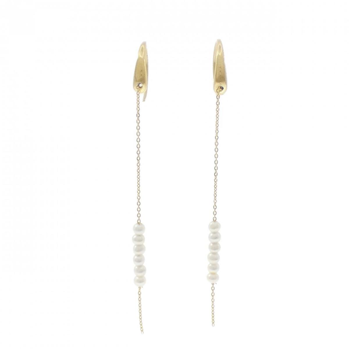 750YG 淡水パール ピアス【中古】|KOMEHYO ONLINESTORE 店