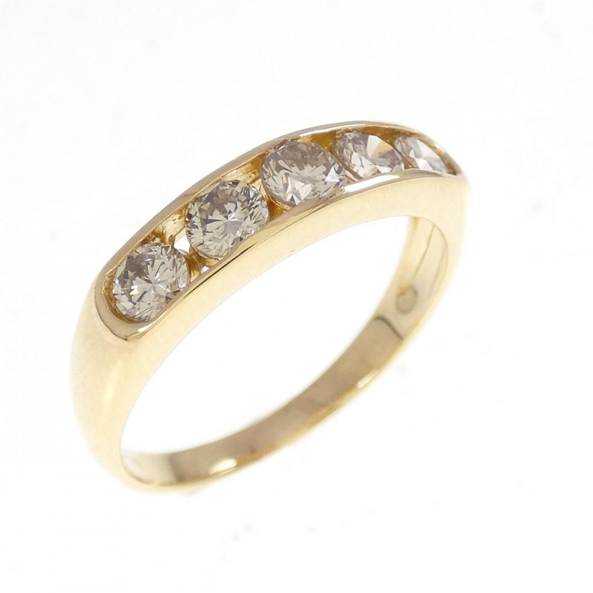 K18YG ダイヤモンド リング 0.70CT【中古】