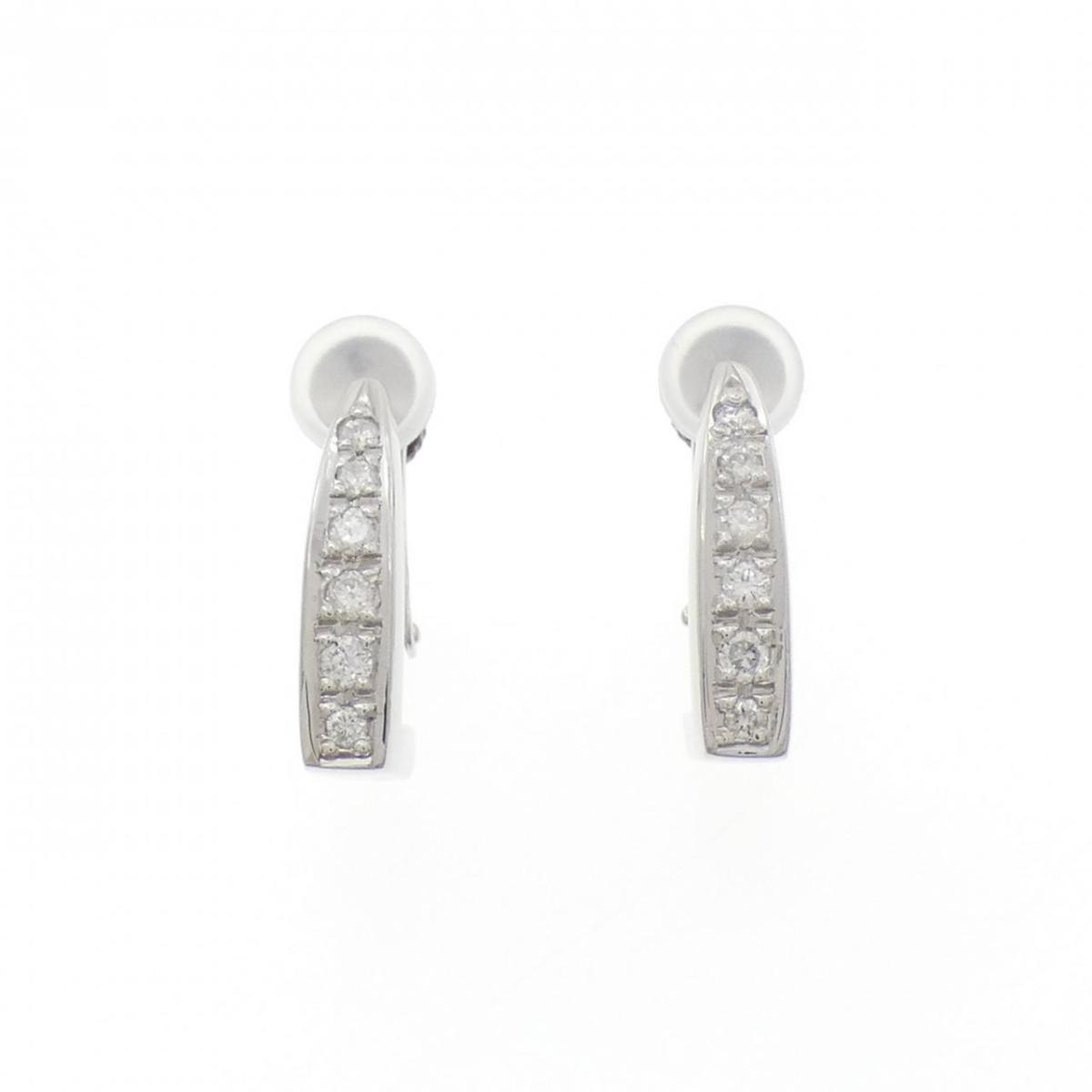 PT900 ダイヤモンド イヤリング 0.18CT【中古】|KOMEHYO ONLINESTORE 店