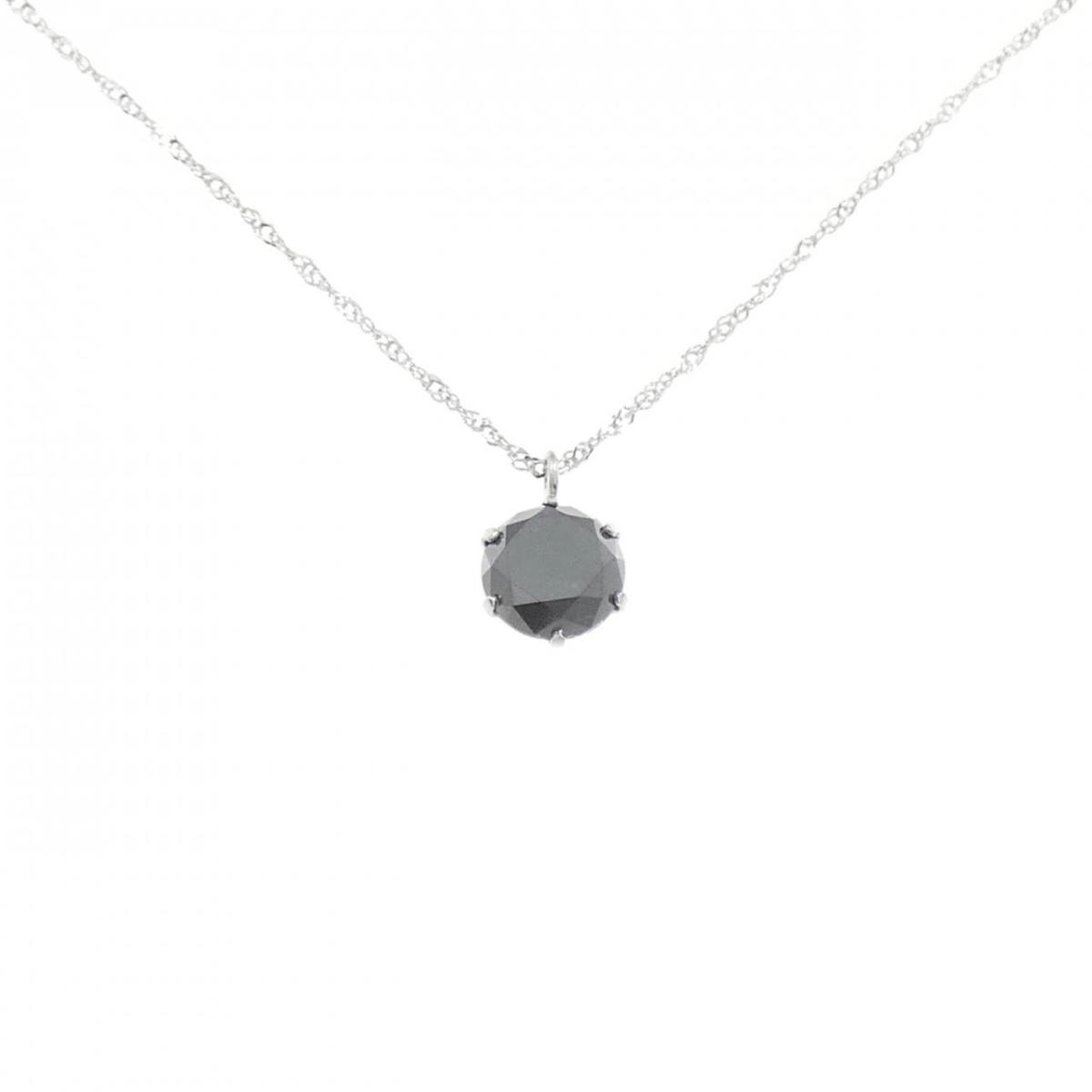 PT900/PT850 ダイヤモンド ネックレス 1.0CT【中古】