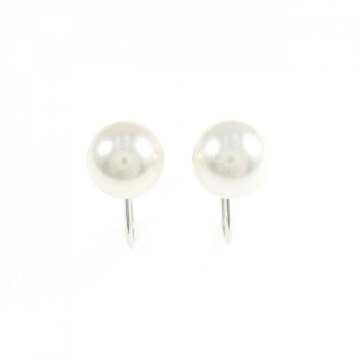 ミキモト アコヤパール イヤリング 7.6mm【中古】