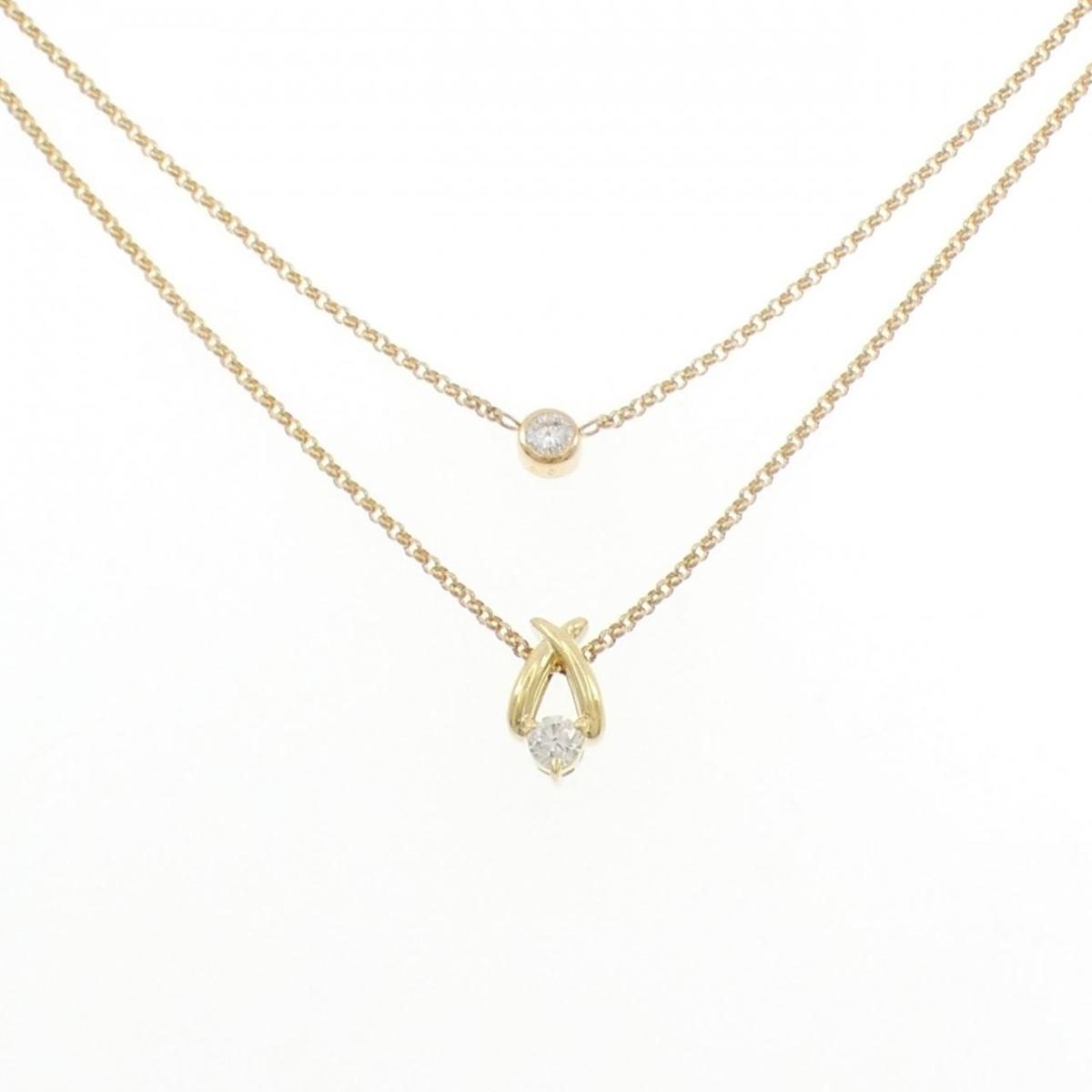 K18YG ダイヤモンド ネックレス 0.155CT【中古】|KOMEHYO ONLINESTORE 店