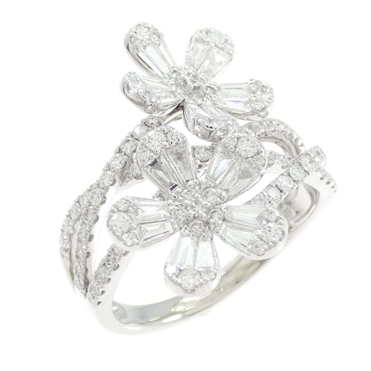PT950 ダイヤモンド リング 1.65CT【中古】