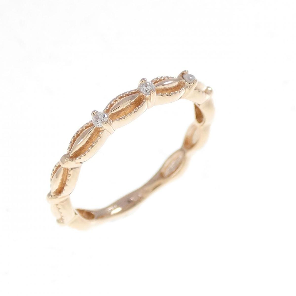 アガット ダイヤモンド リング 0.02CT【中古】